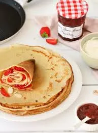 crepe confiture fraise 