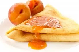 crepe confiture abricot