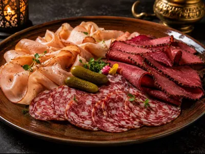 Sélection de charcuterie fine